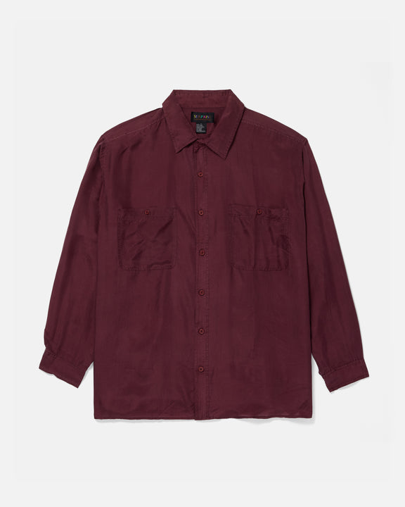 Silk Shirt Long Sleeve / Vivid
