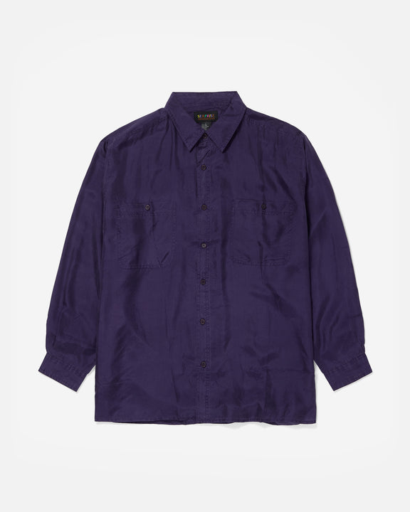 Silk Shirt Long Sleeve / Vivid
