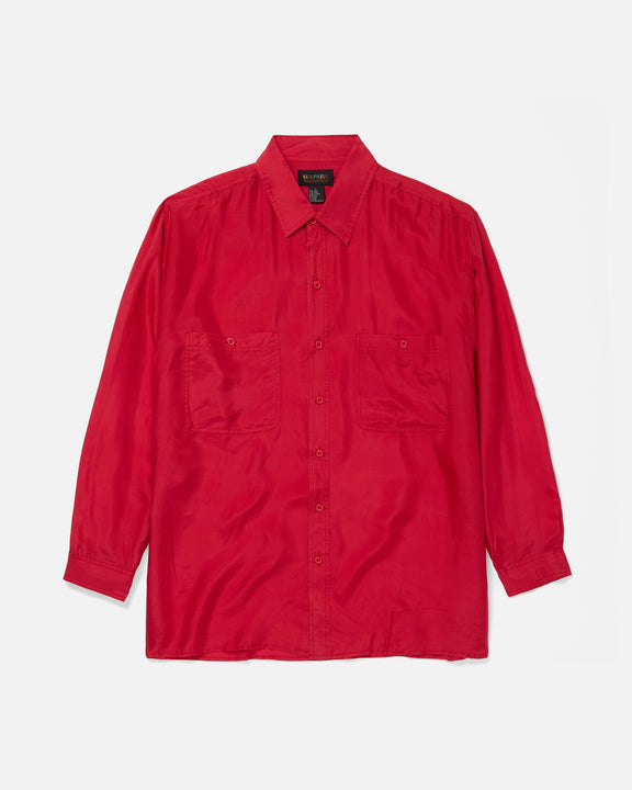 Silk Shirt Long Sleeve / Vivid