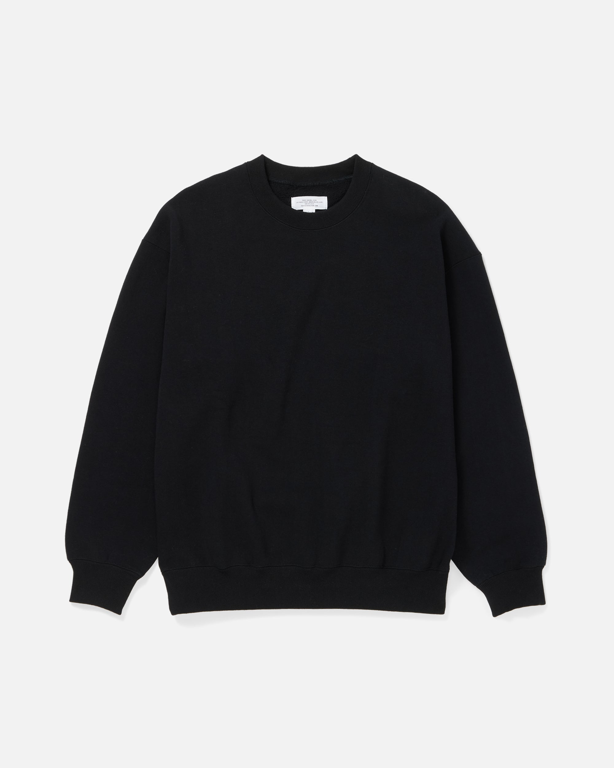Loopwheel Crewneck Sweatshirt / Black – Front General Store
