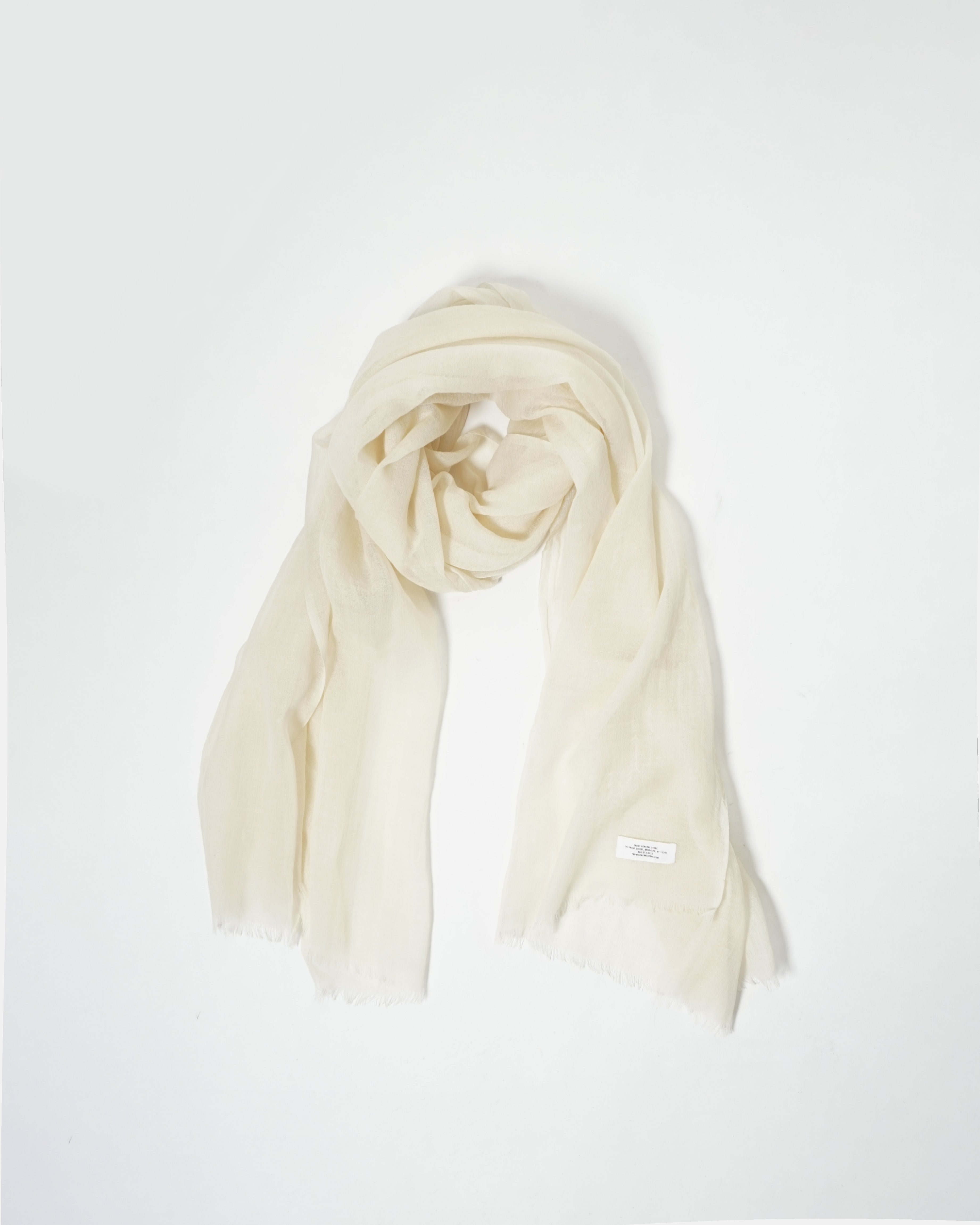 Wool Scarf / White