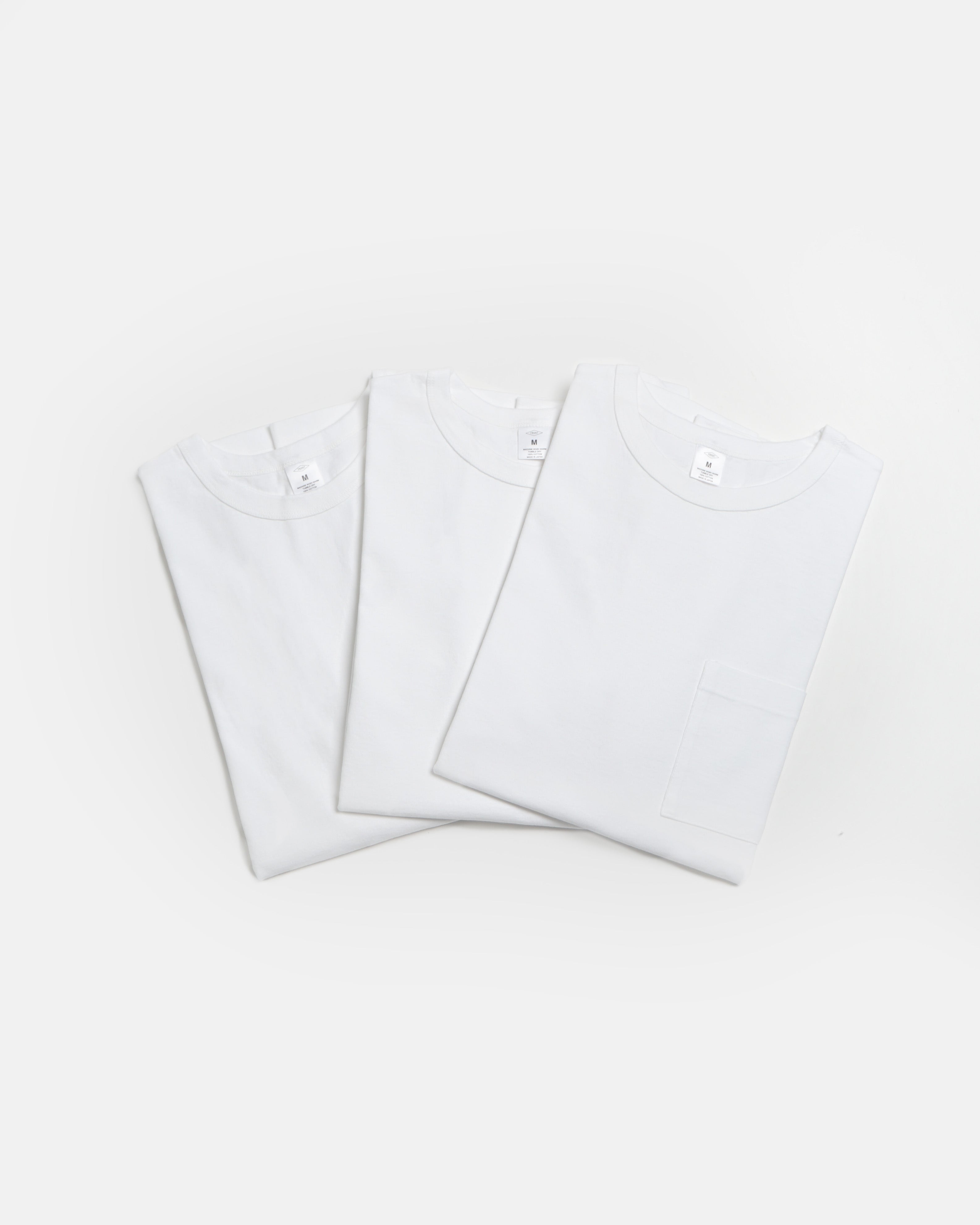 3-Pack Heavyweight Pocket T-shirts White (You Save 10%)