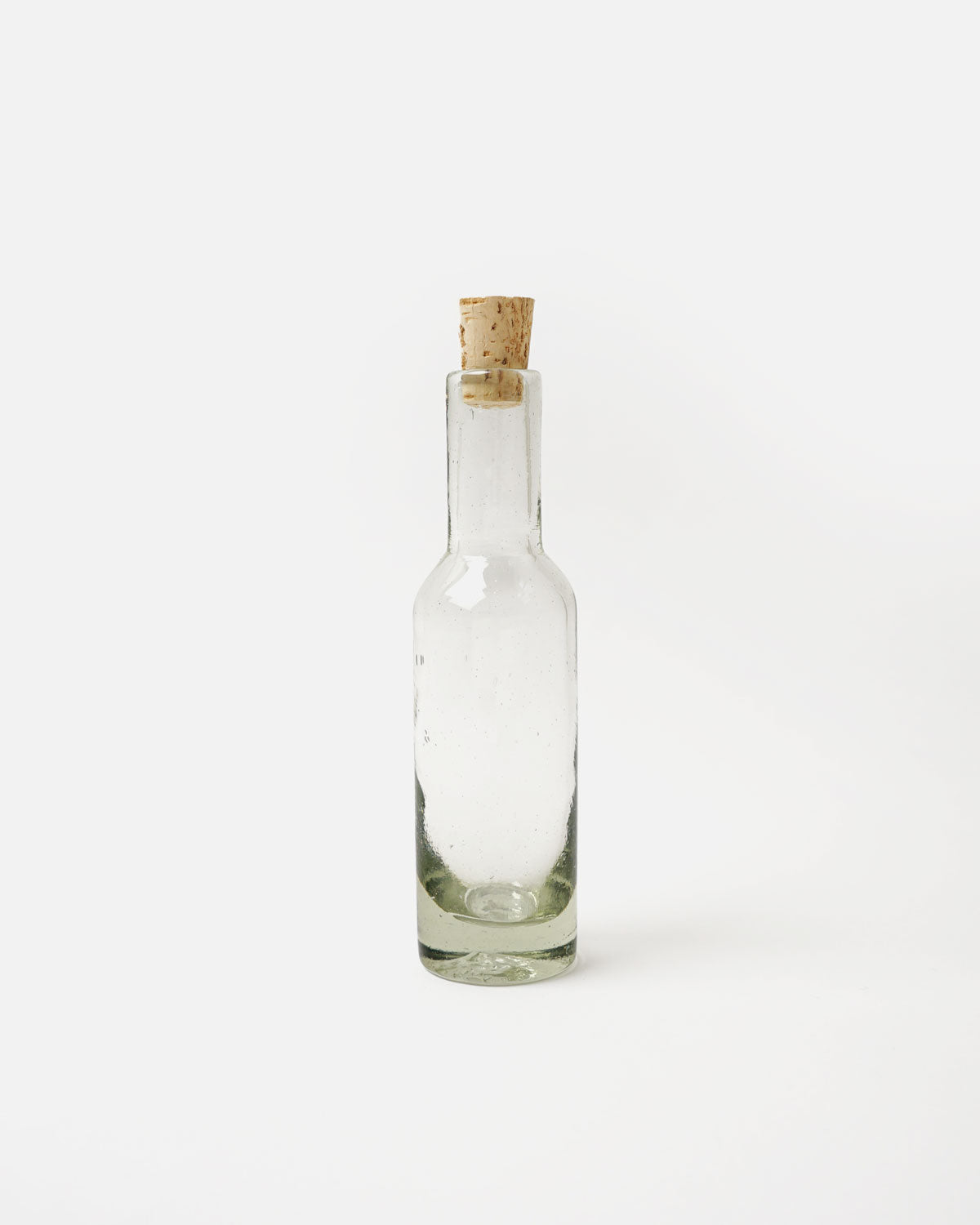 Handblown Mexican Glass / Slender Bottle