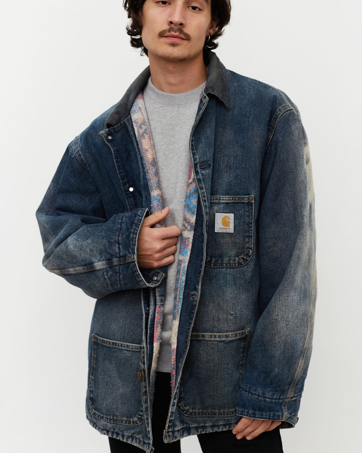 Denim Chore Jacket w/ Blanket Lining