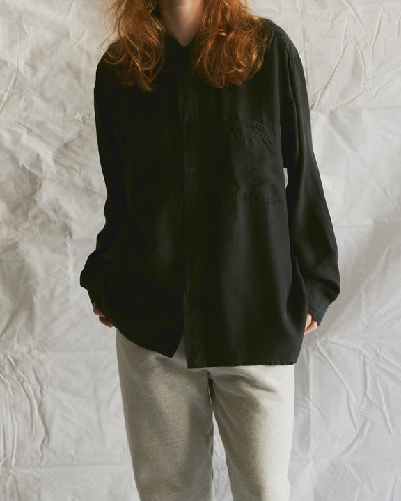Silk Shirt Long Sleeve / Basic