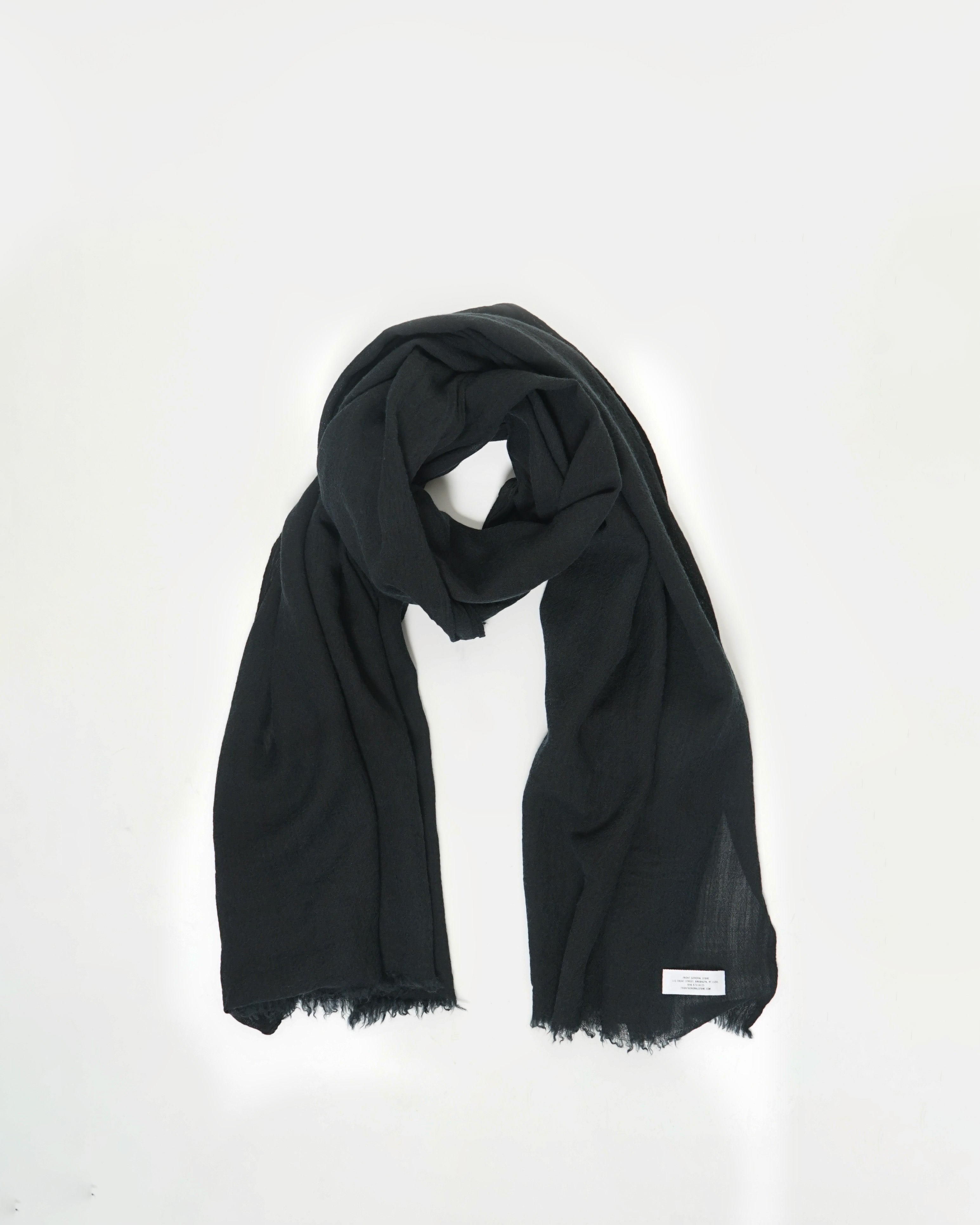 Wool Scarf / Black