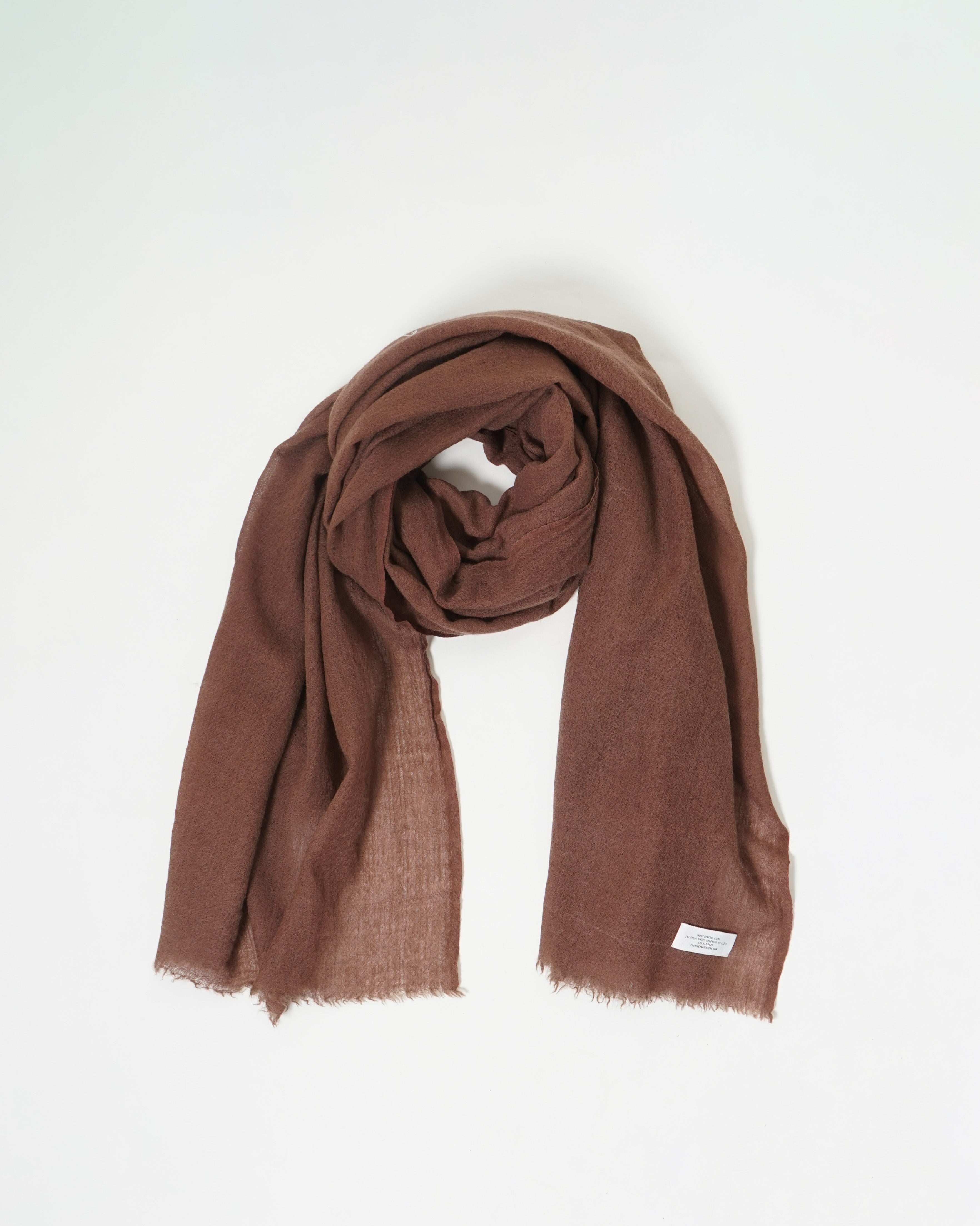 Wool Scarf / Brown