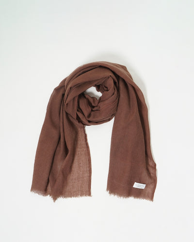 Wool Scarf / Brown