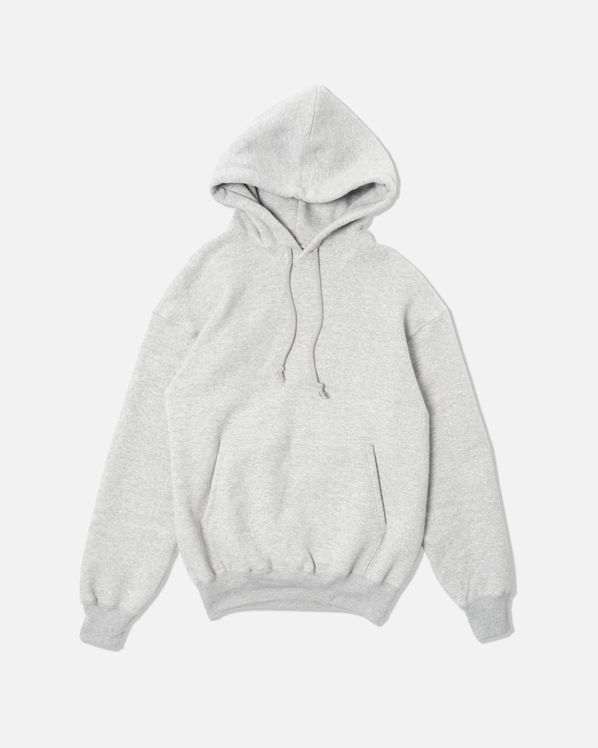 Loopwheel Sweatshirt Hoodie / Gray