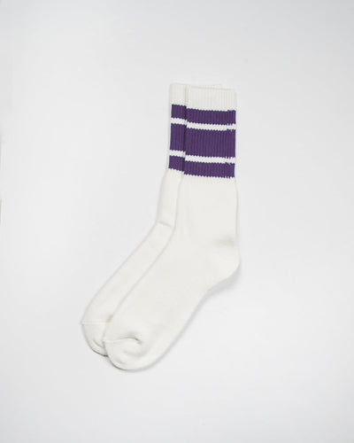 FGS Originals - Striped Skater Socks / Purple