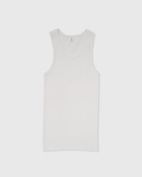 Rib Tank Top / White – Front General Store