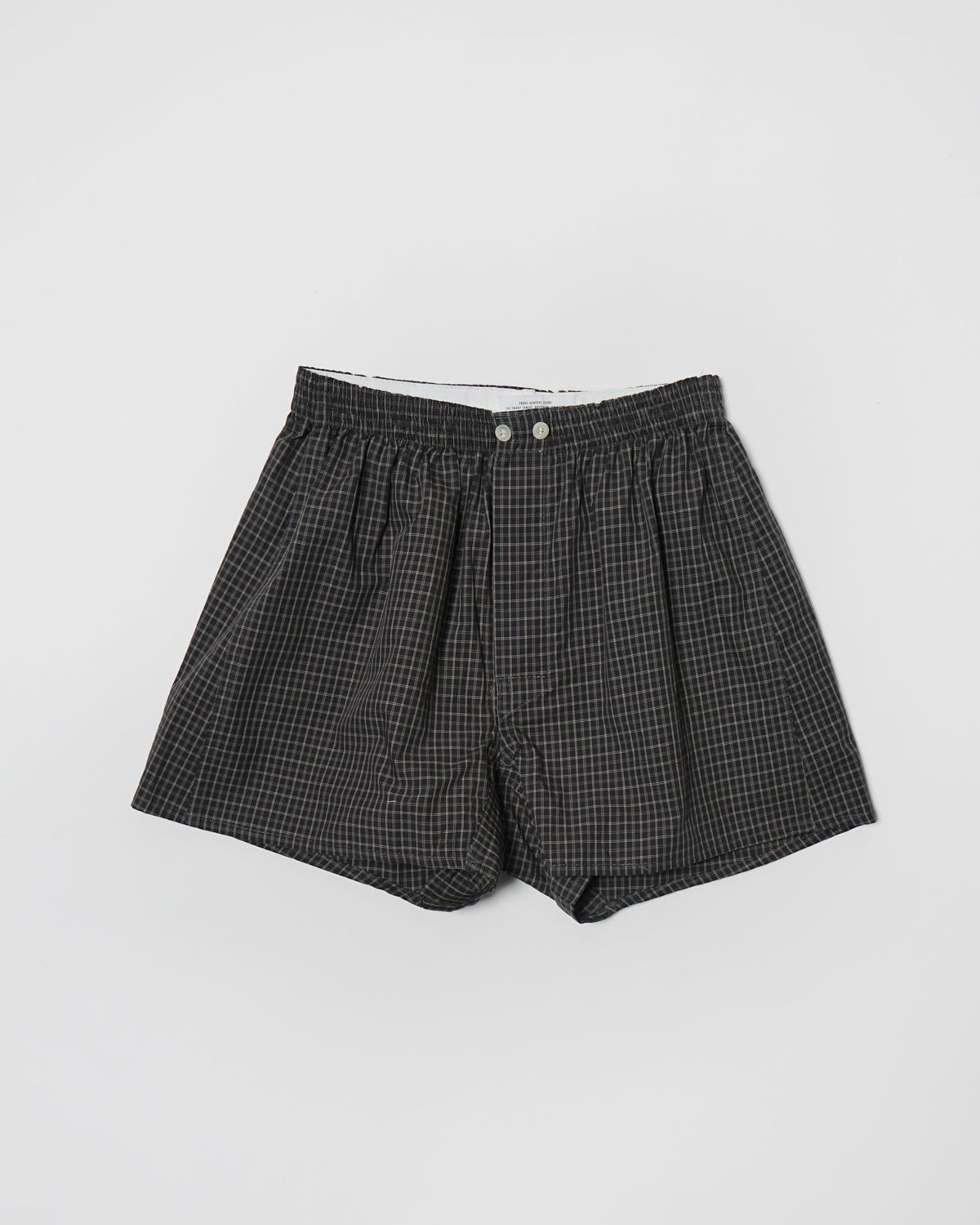 Boxer Shorts / Black Plaid