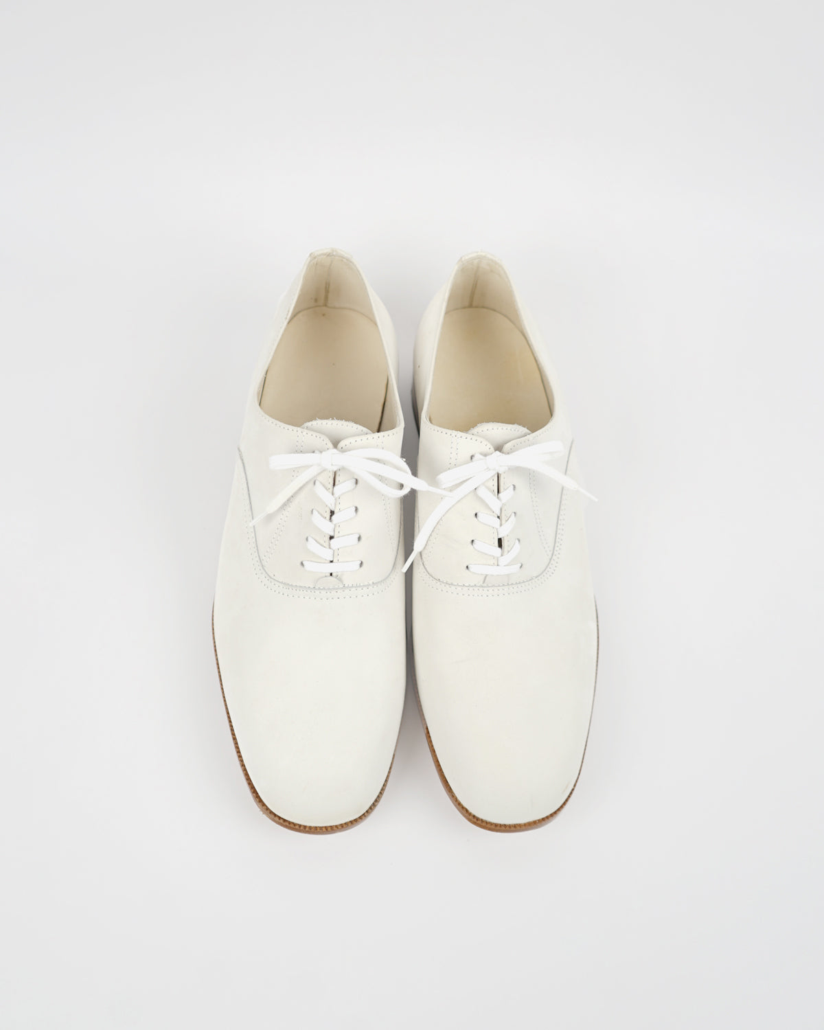 White Suede Plain Toe 7 White Suede Plain Toe 7