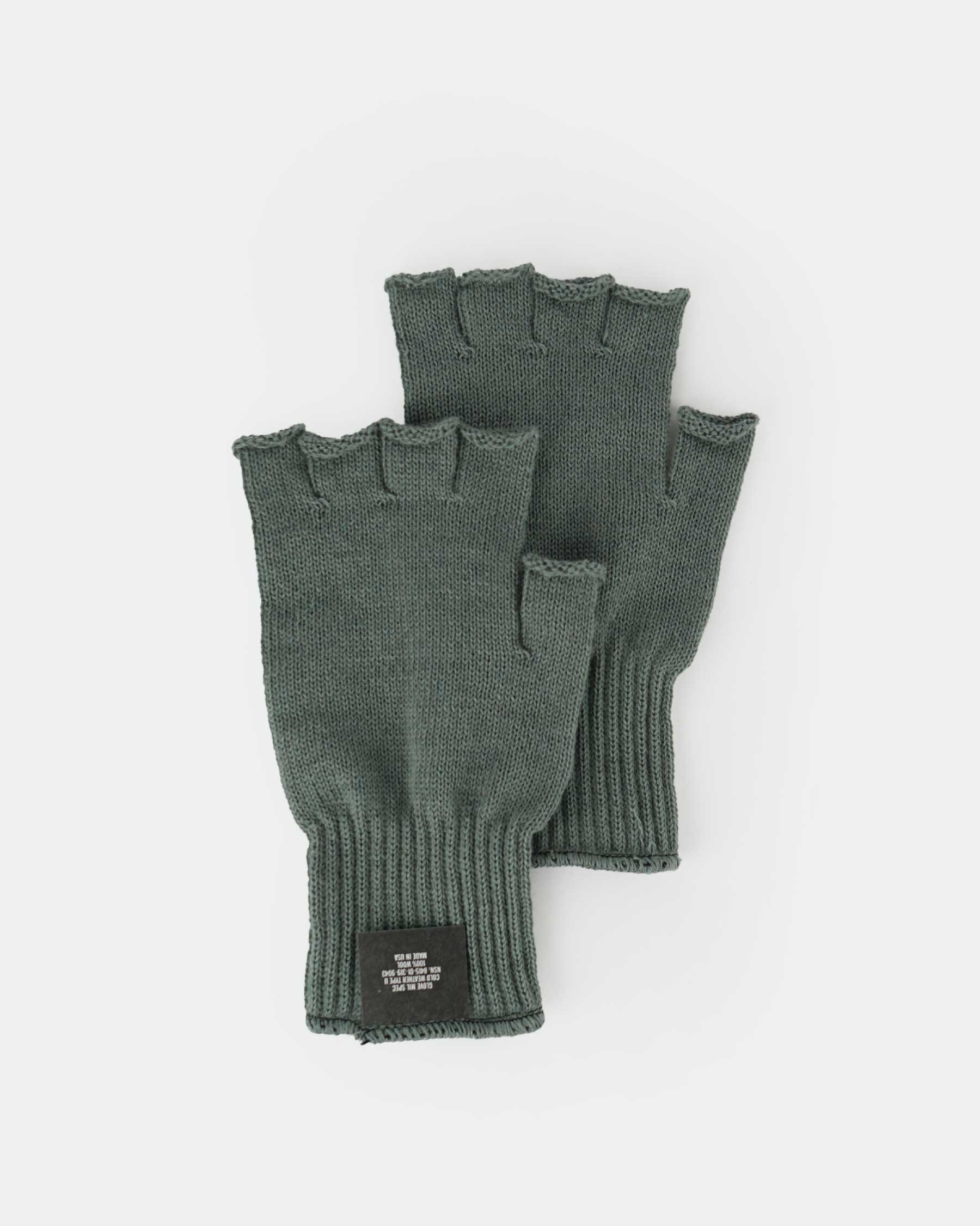 Wool Finger Less Gloves
