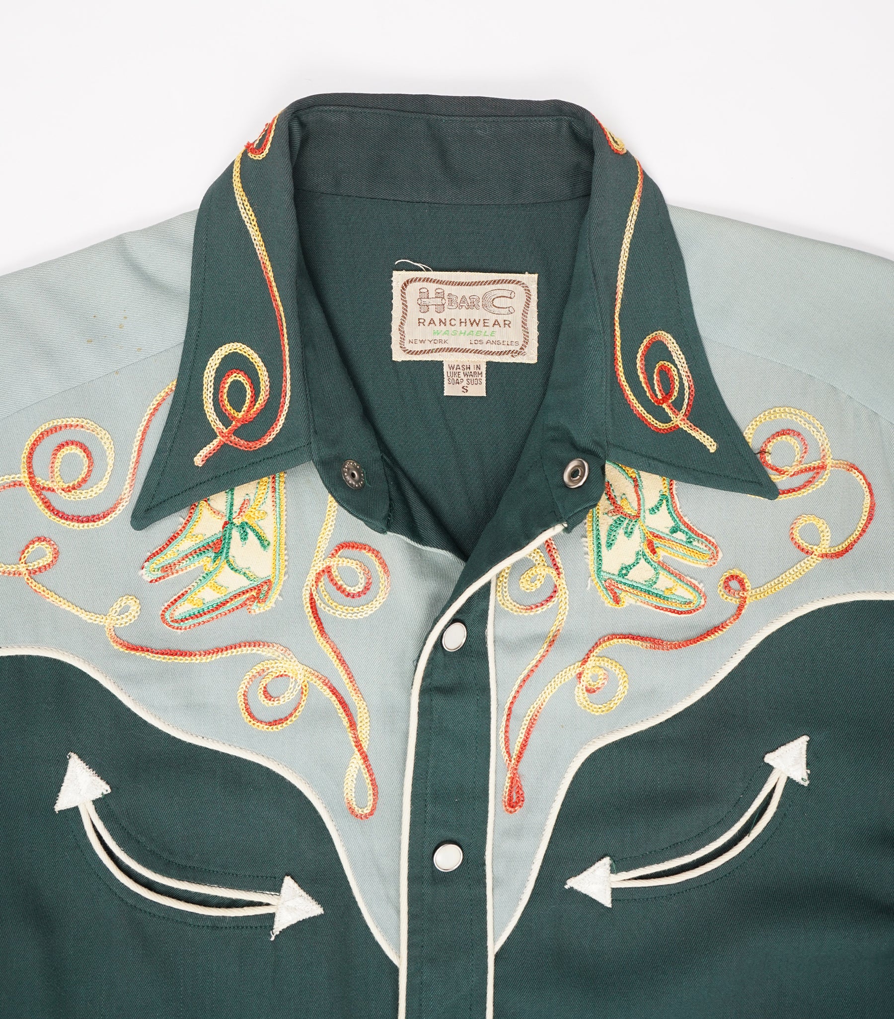 1950's NOS Embroidered Western Shirt – Front General Store