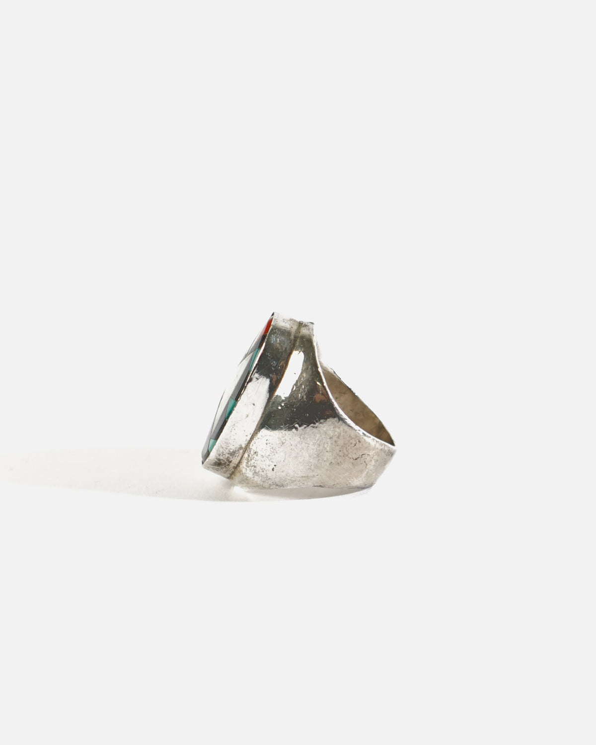 Silver x Multi Stones Ring / size: 10