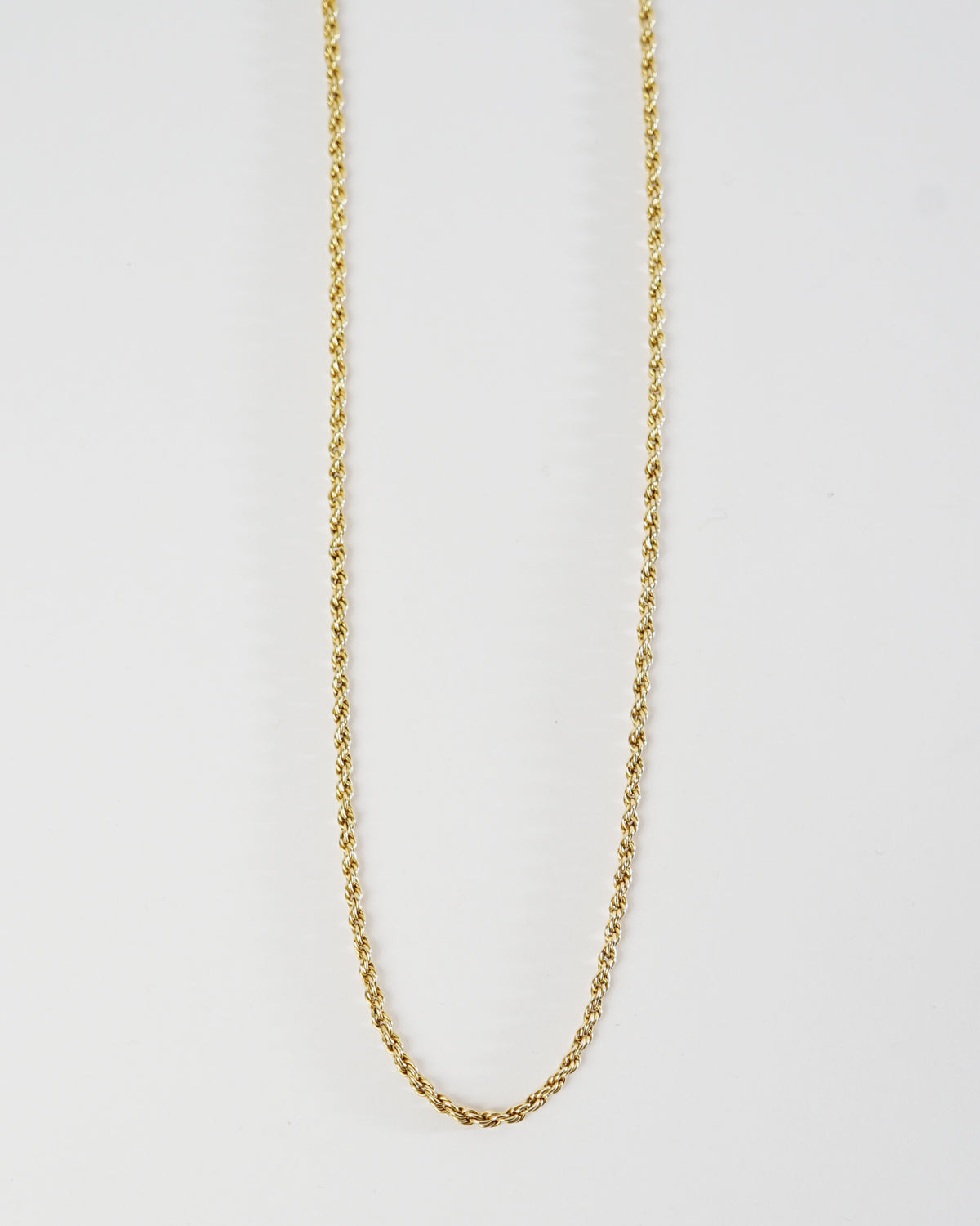 14k Gold Rope Chain Necklace NF