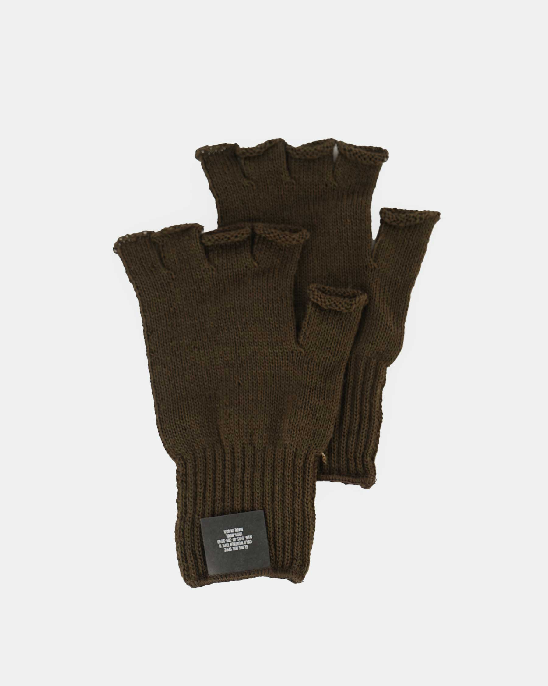 Wool Finger Less Gloves