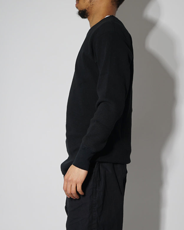 Cotton Thermal Shirts Made In Japan / Black