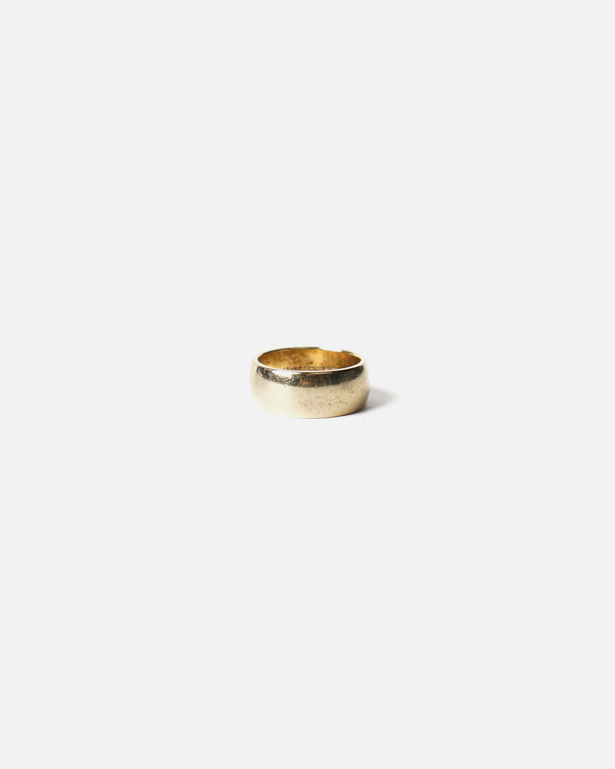 14K Gold 8mm Wide Ring