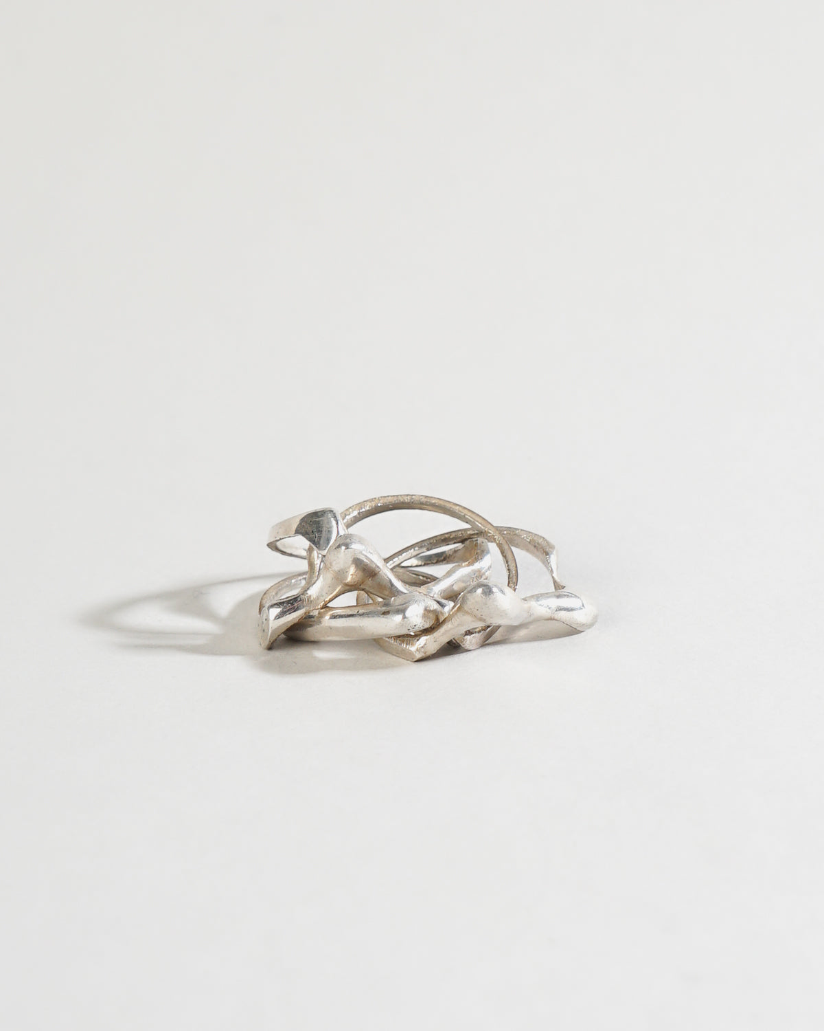 Silver Quadruple Ring