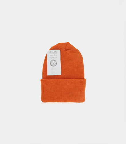 Wool Watch Cap Orange