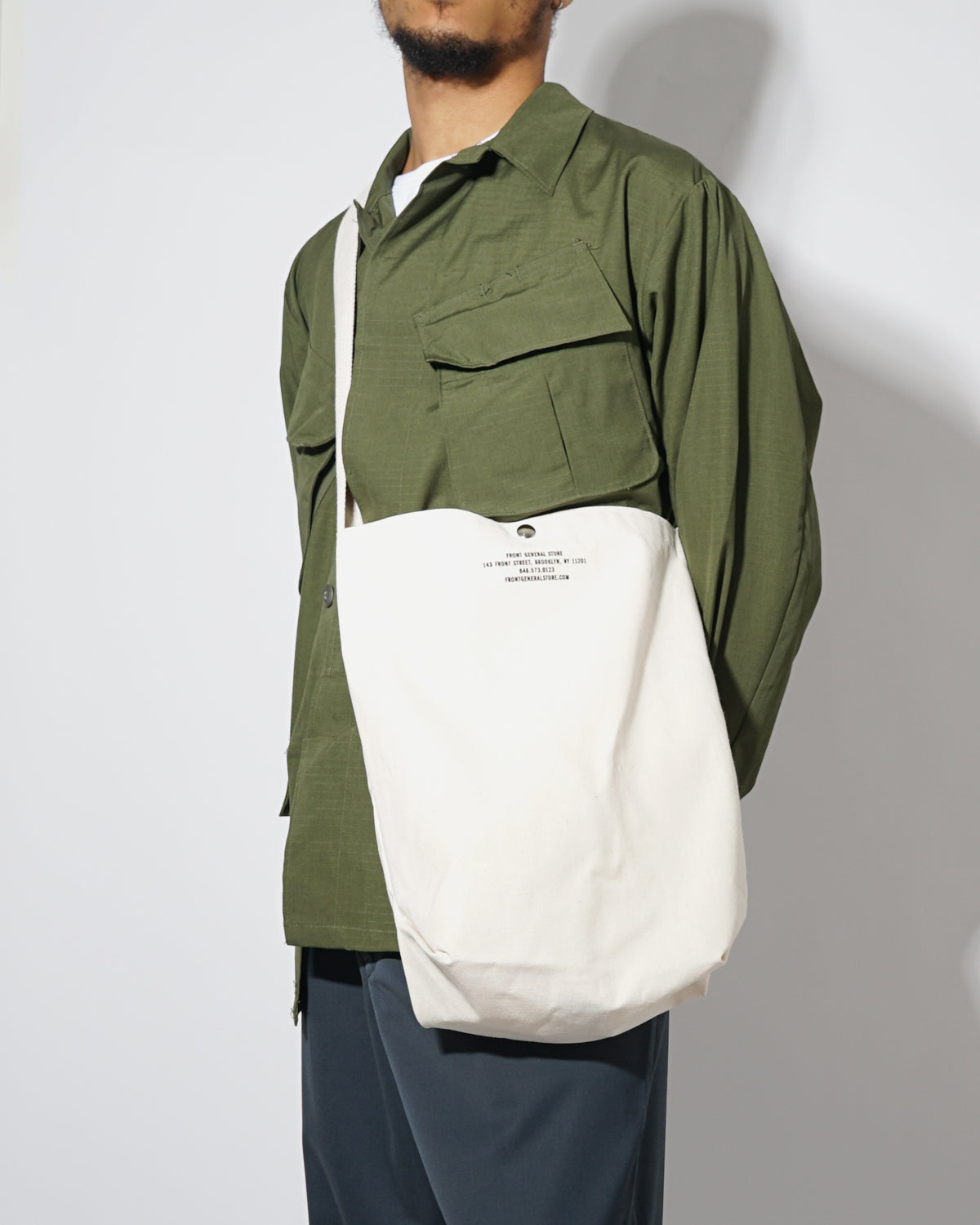 FGS Original Canvas Shoulder Bag / Natural