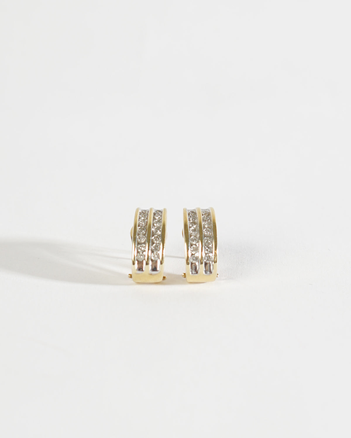 14k Gold x Diamonds Earrings