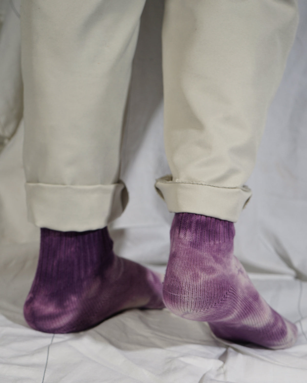 Tie Dye Socks / Purple