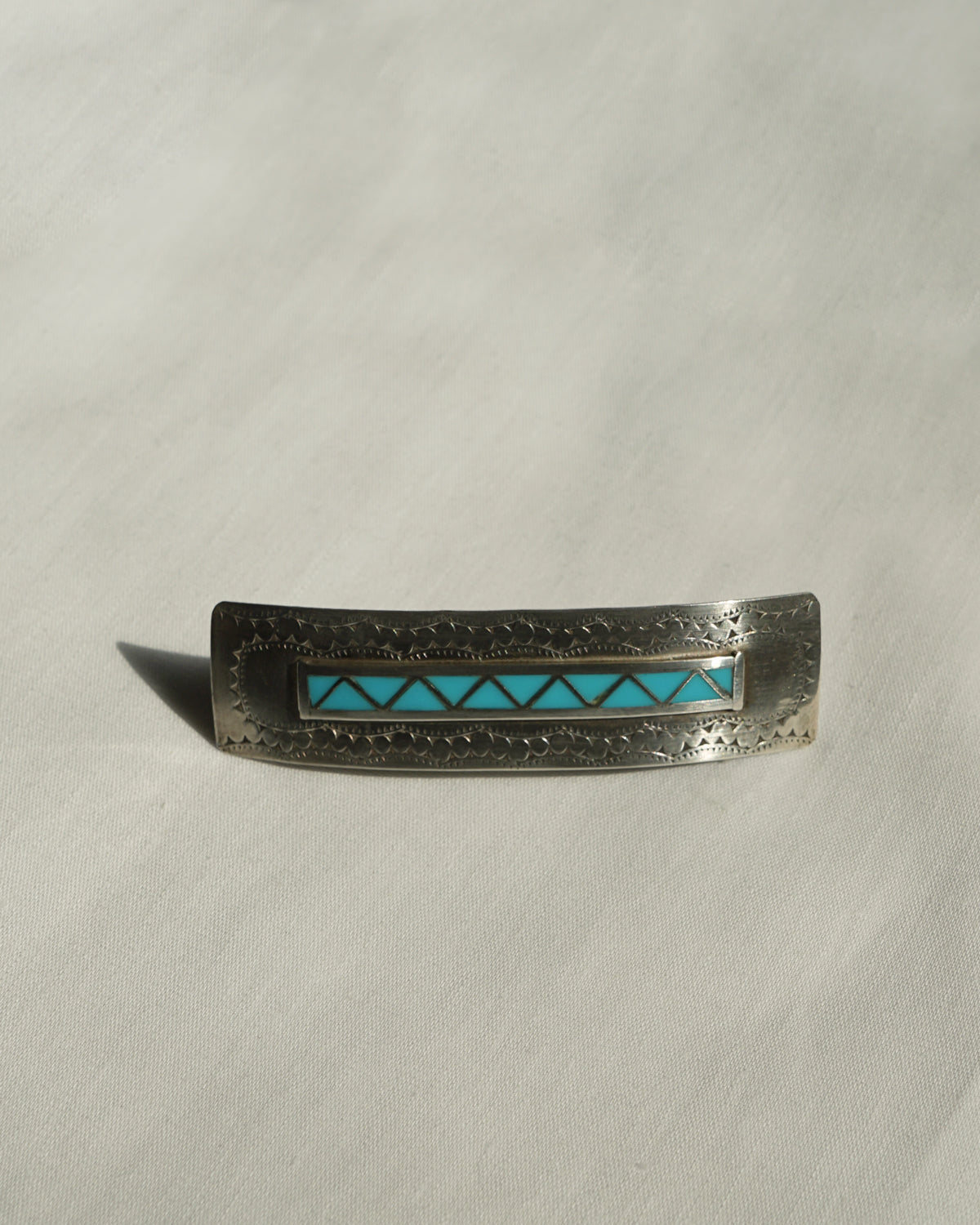 Silver x Turquoise Hair Clip