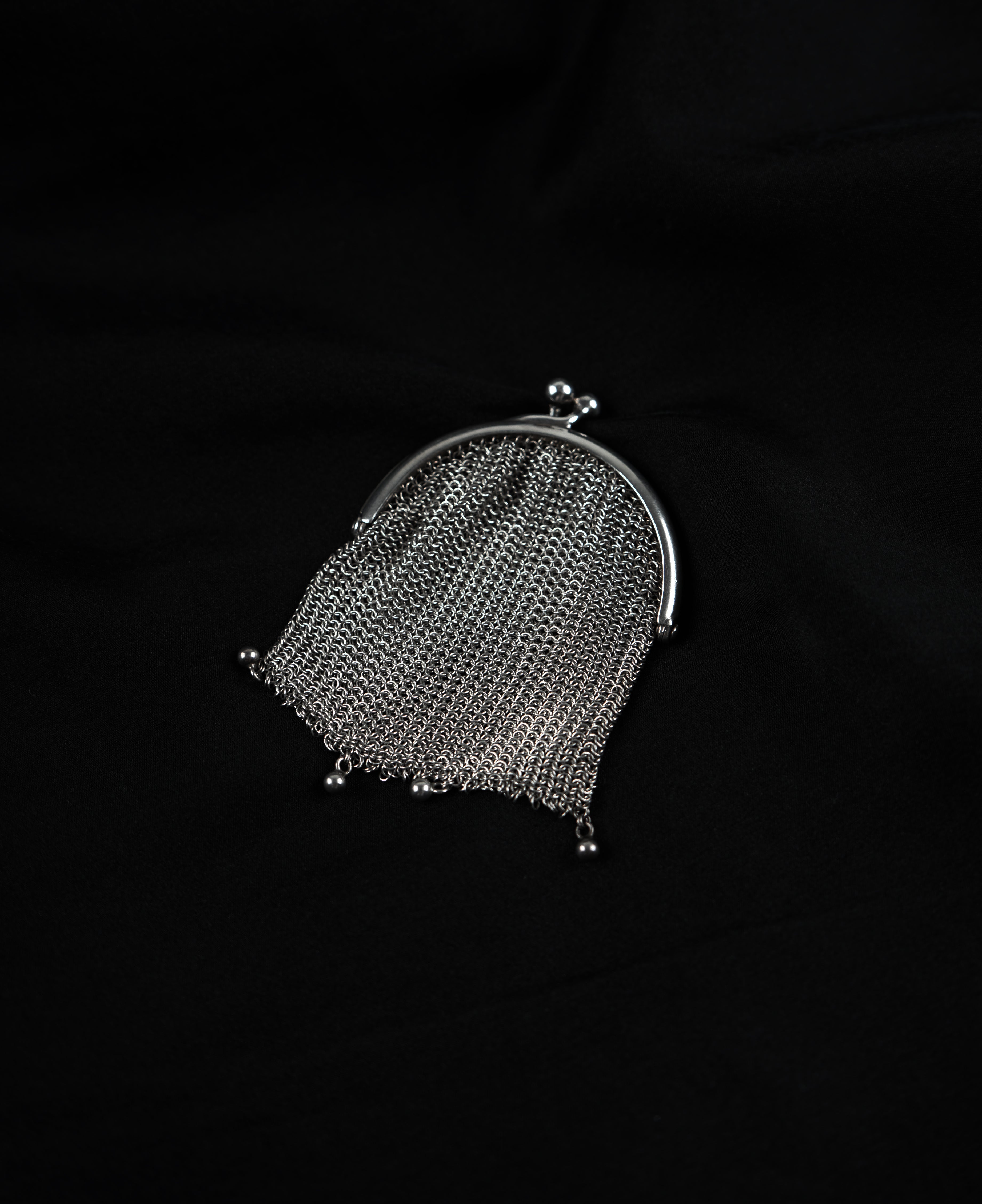 Silver Jewelry Bag Charm