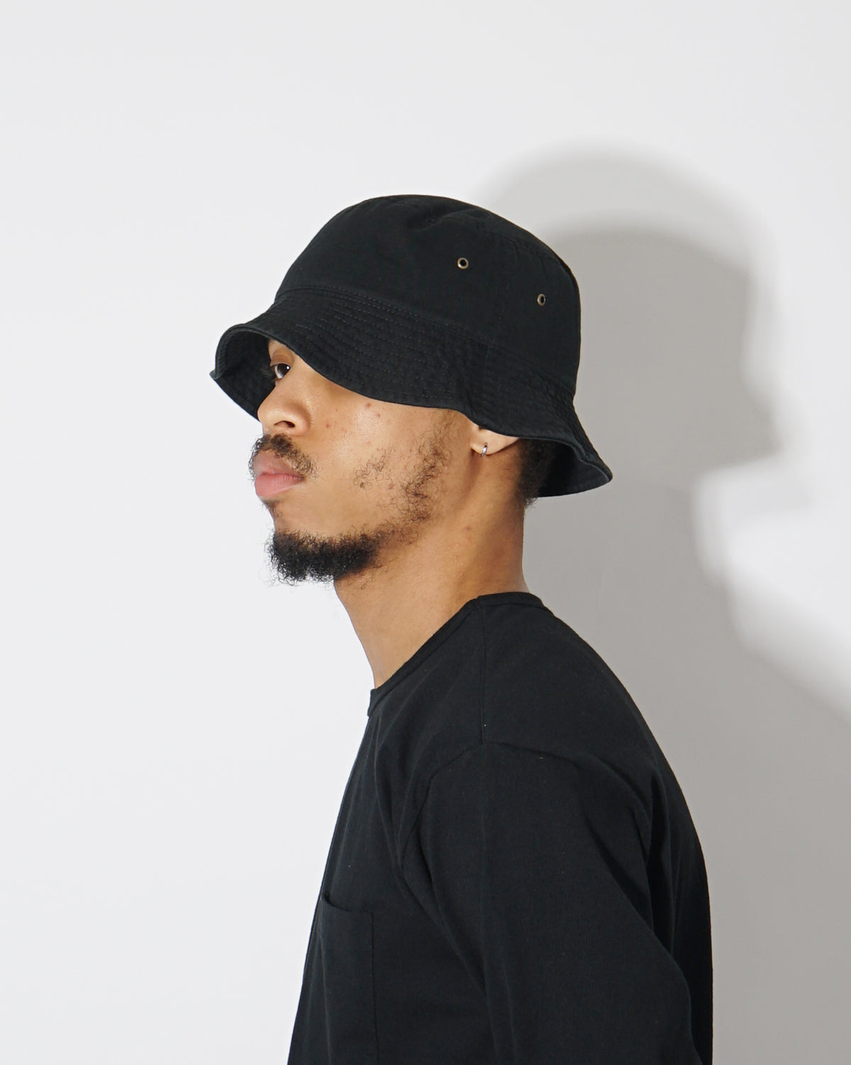 Cheap black bucket hat online