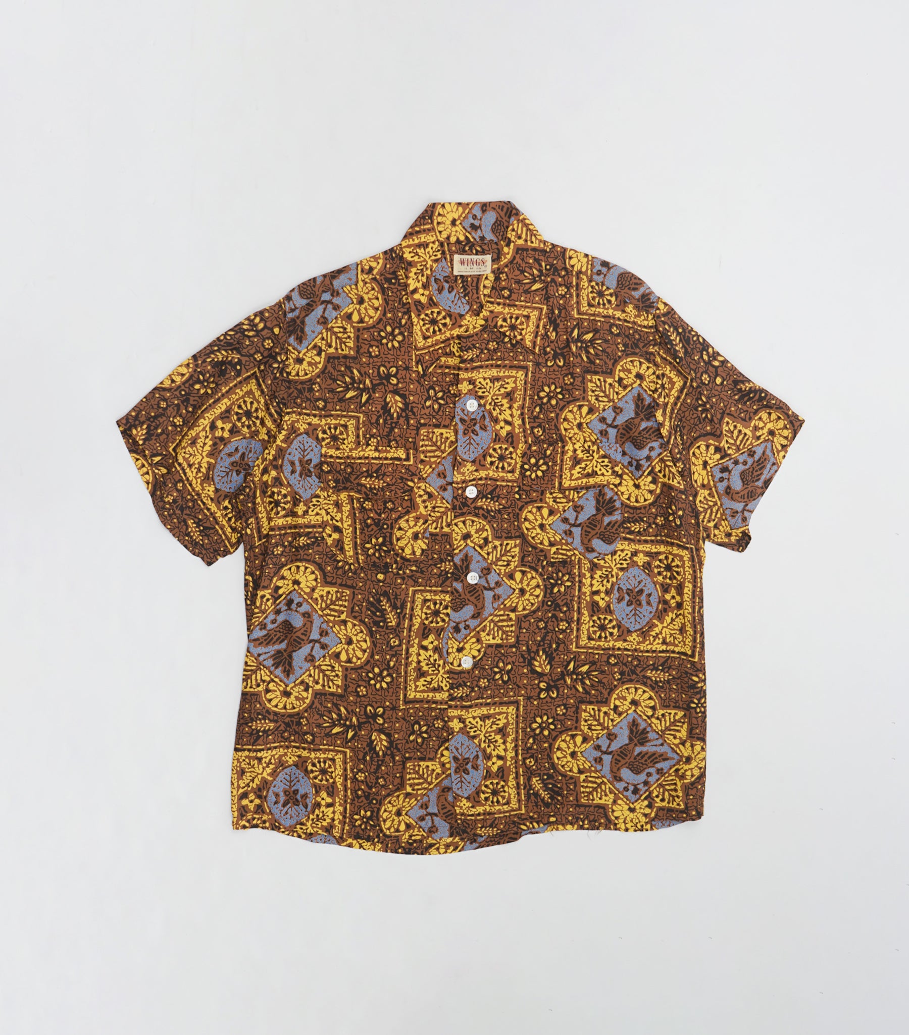 1950's Rayon Printed Shirt