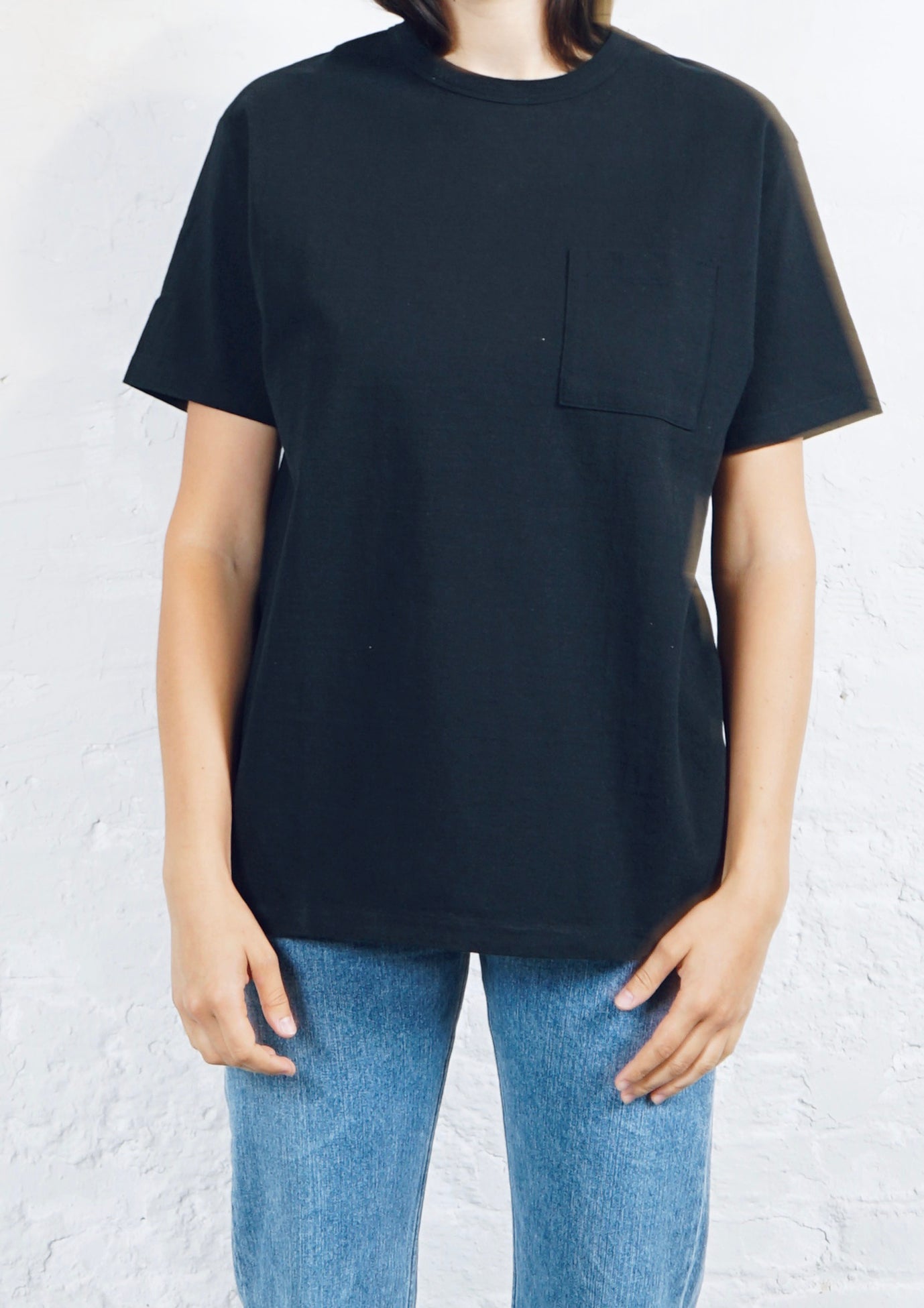Heavy-weight Pocket T-shirts Black – Front General Store