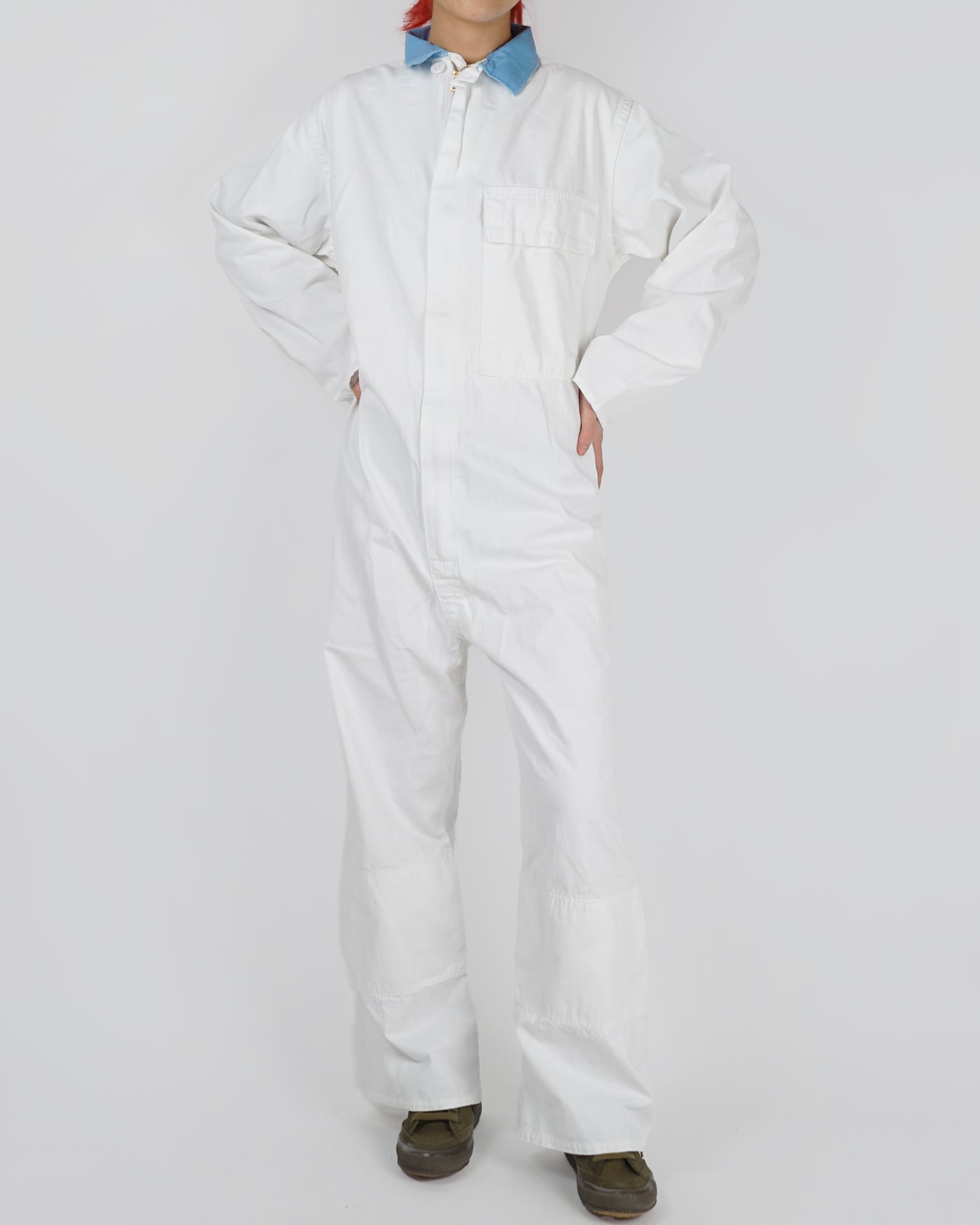 White Work Jumpsuits