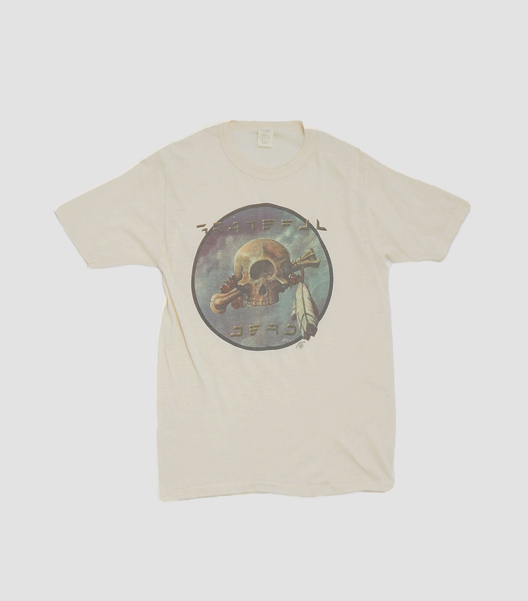 1977 Vintage Grateful Dead Cyclops Mouse Kelly Tee – Front General