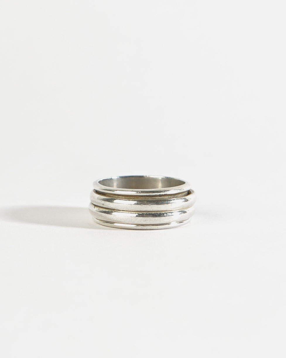 Silver Center Spinner Ring / size: 12