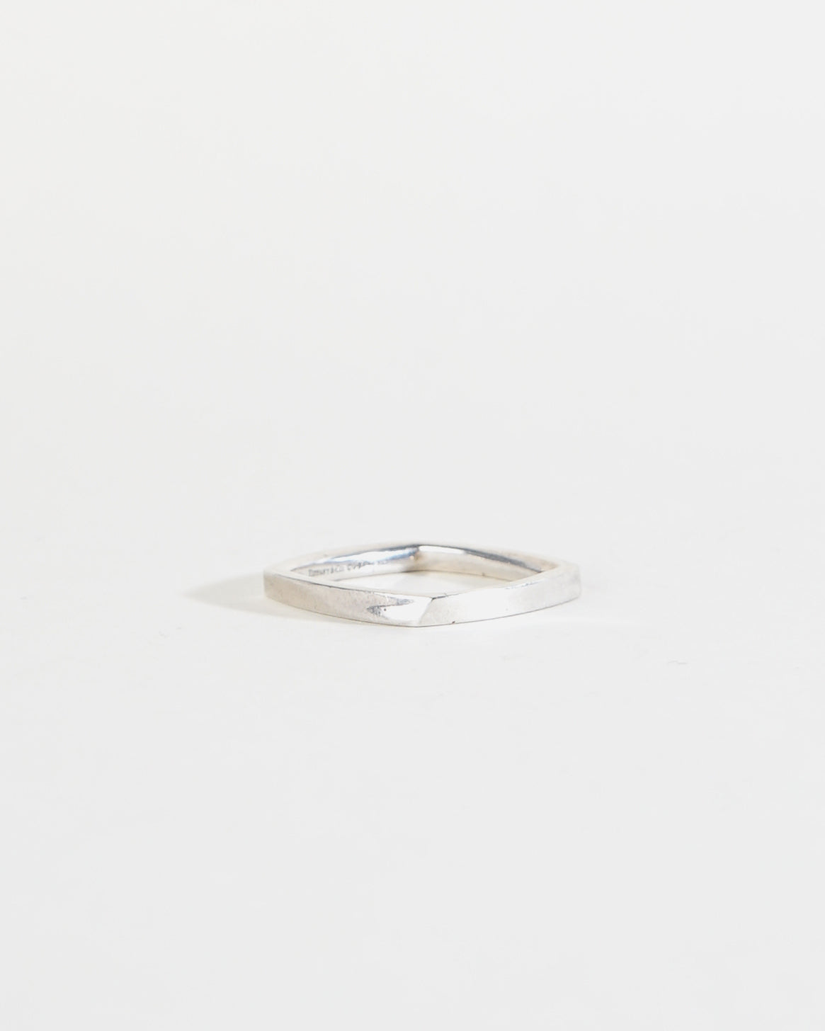 Silver Square Ring