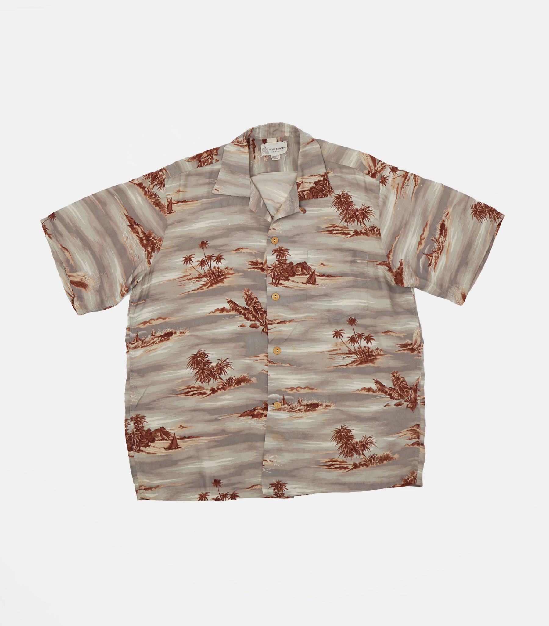 1950's Silk Hawaiian Shirt