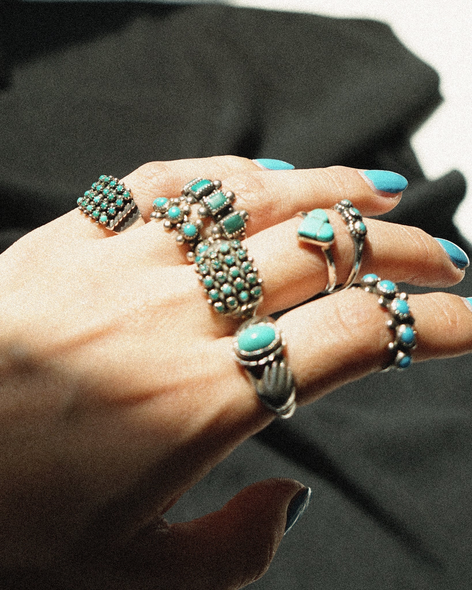 Silver x Turquoise Ring / size: 7