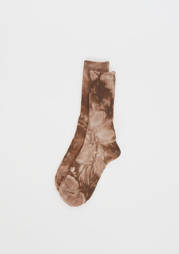 FGS Originals - Tie Dye Socks / Brown