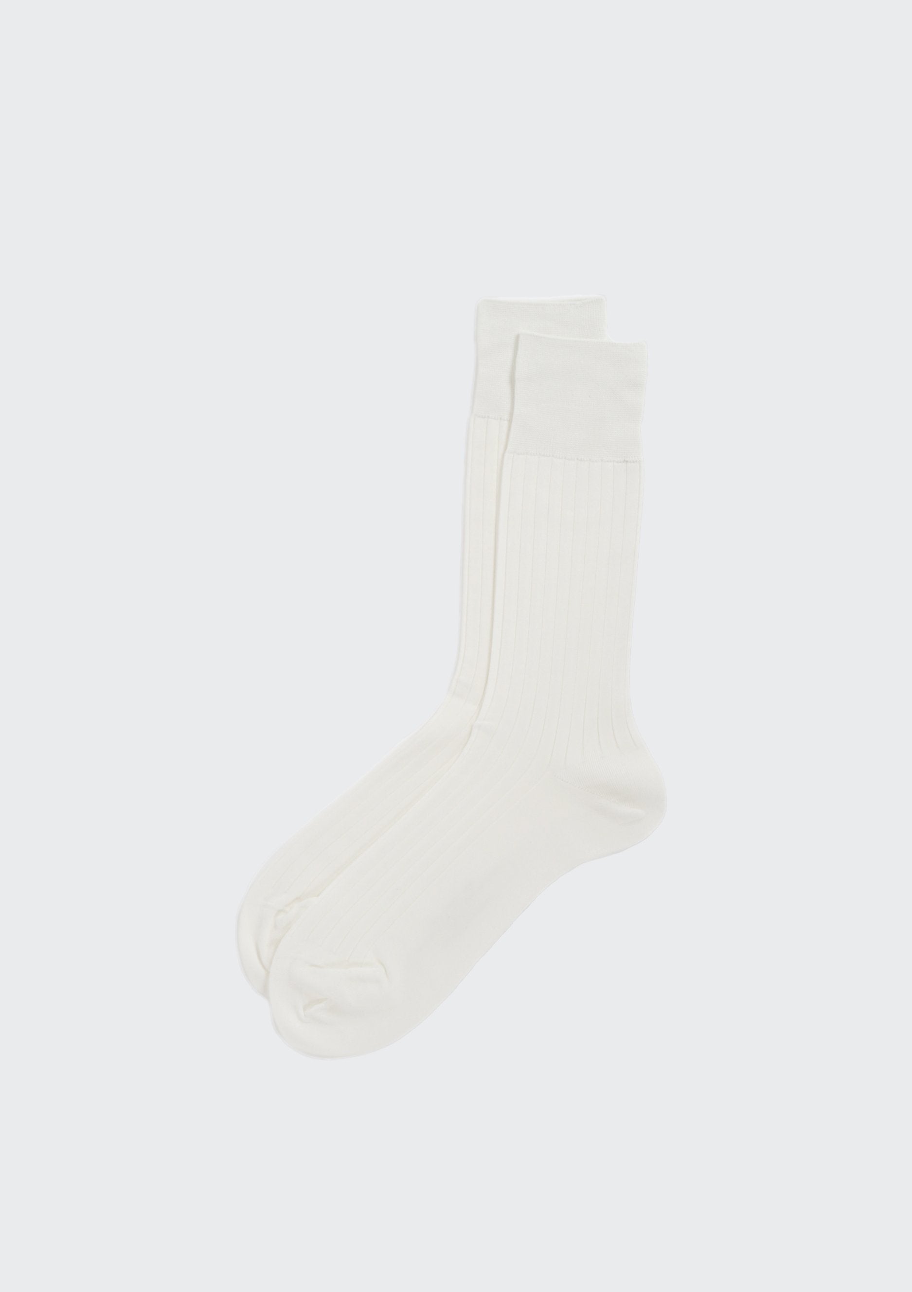 Dress Socks / White