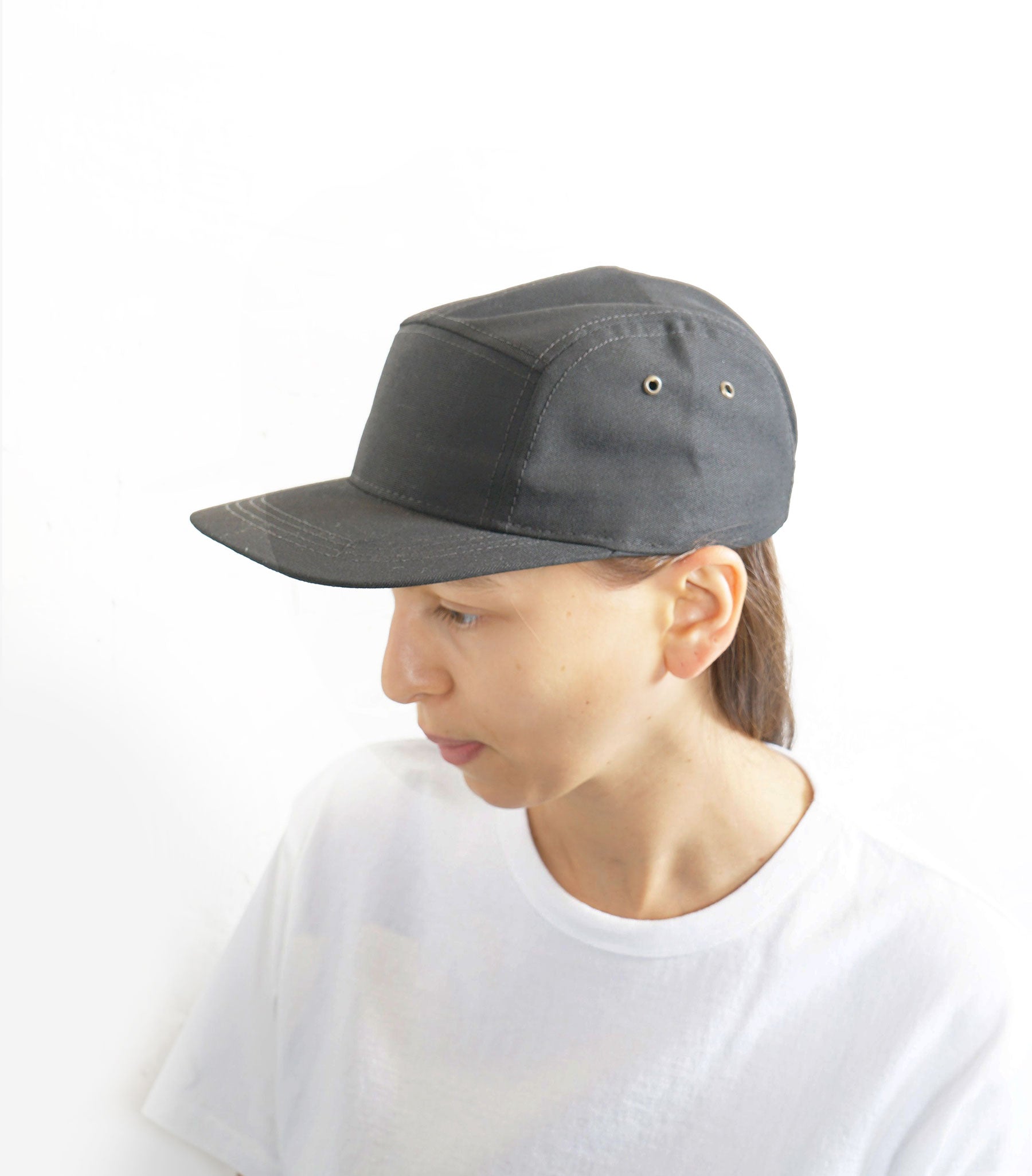 5-Panel Cap Made in USA Black
