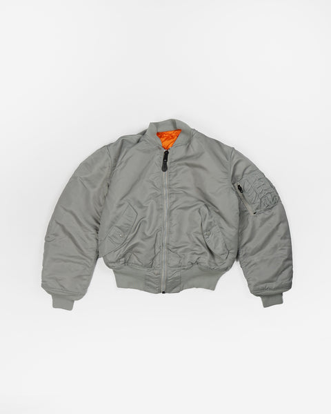 MA-1 Flight Jacket / Silver – Front General Store