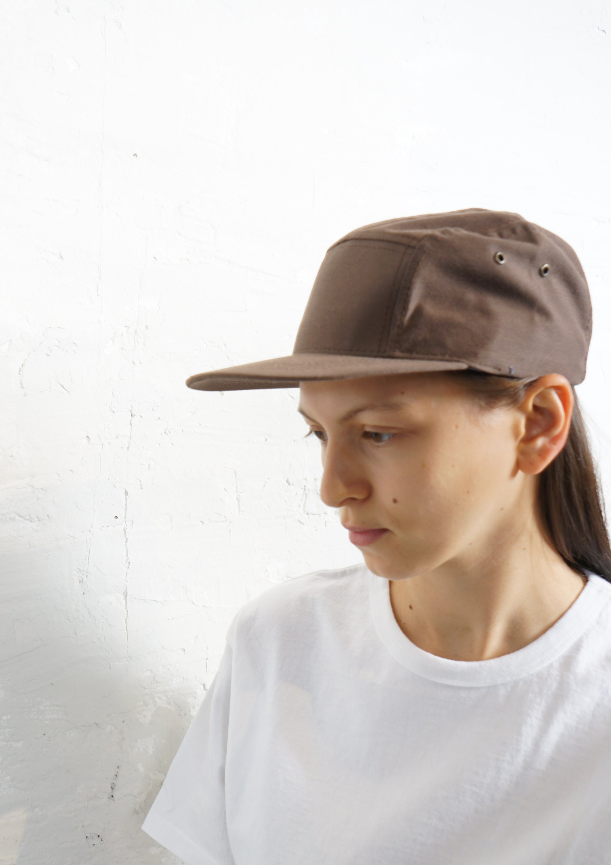 5-Panel Cap Made in USA Brown
