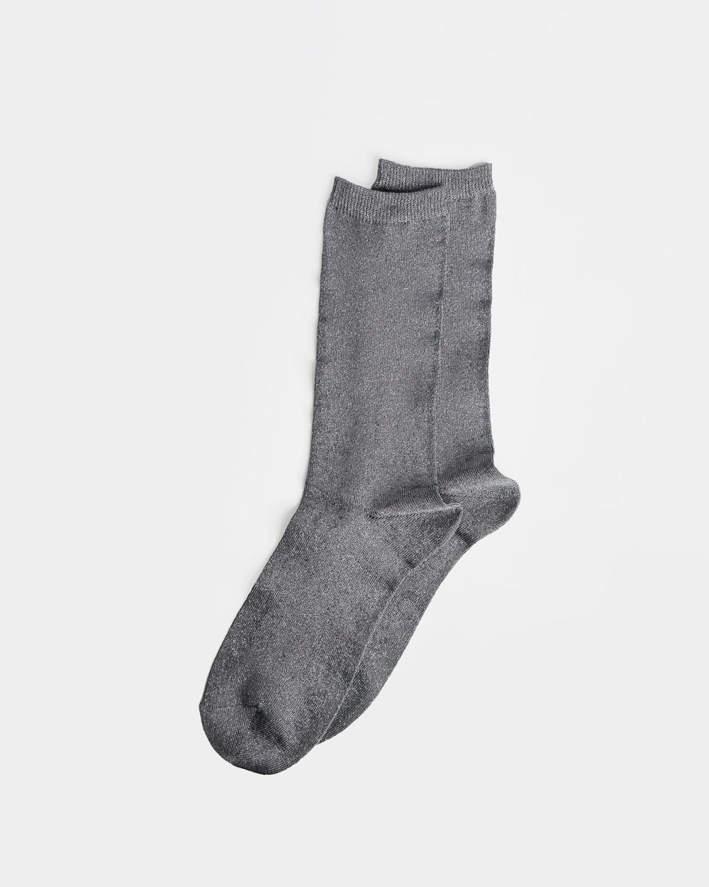 Glitter Socks / Gray x Silver