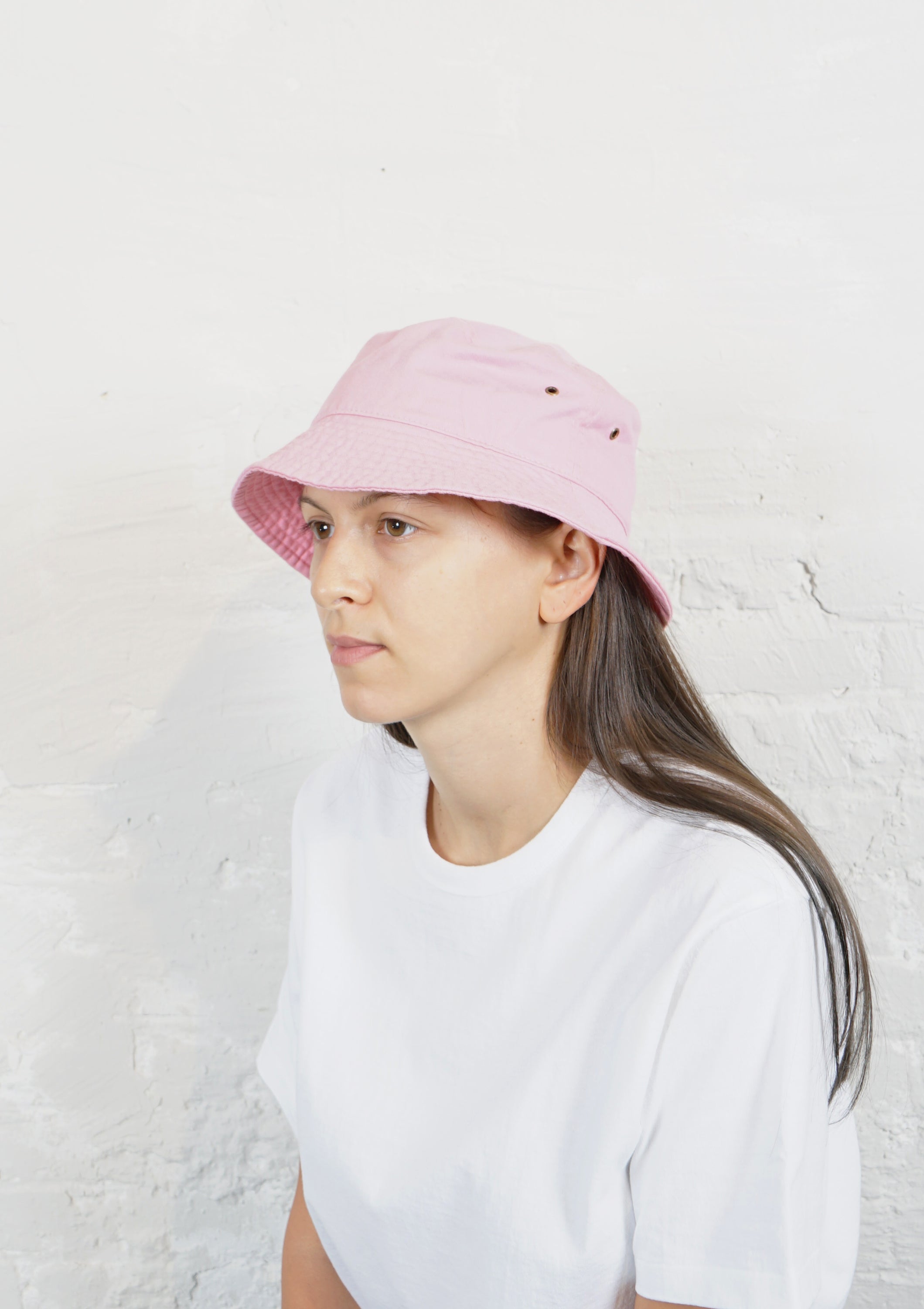 Cotton Bucket Hat Pink
