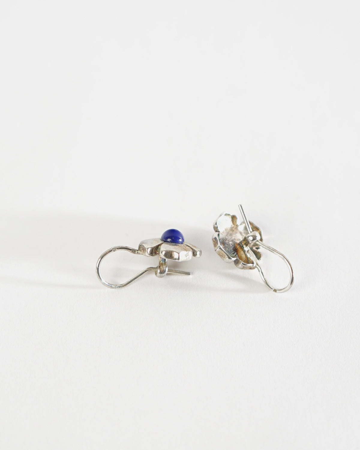 Silver x Lapis Lazuli Earrings