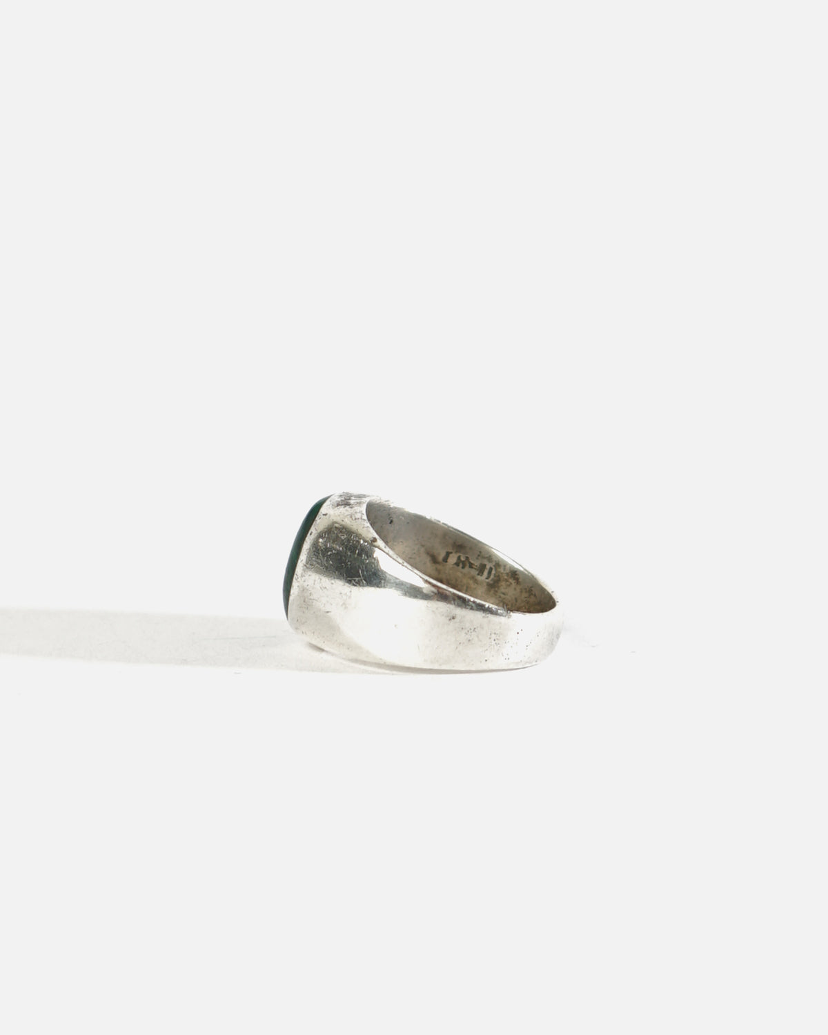 Silver x Malachite Ring / size: 12