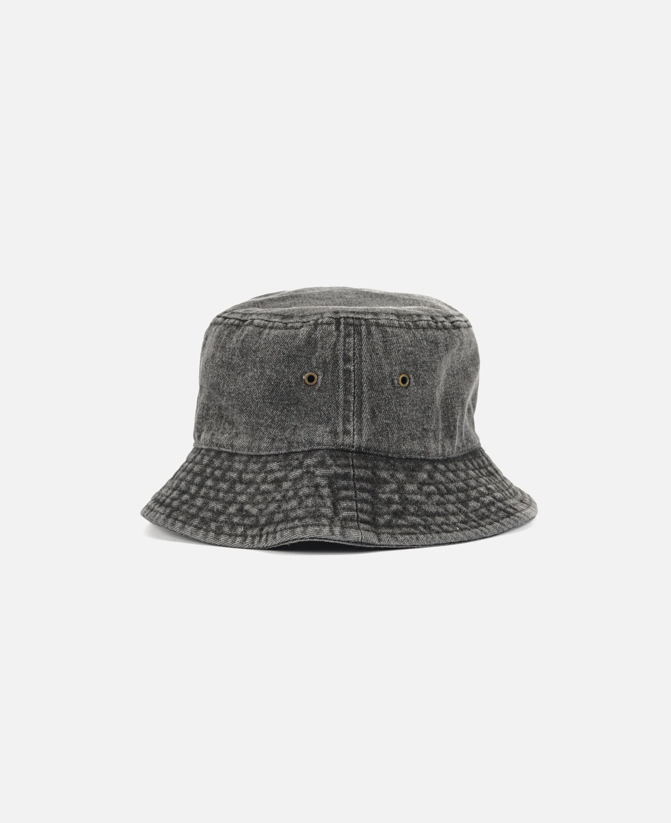 Cotton Bucket Hat Faded Black